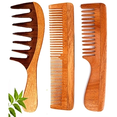 Handcrafted Wooden Comb Set